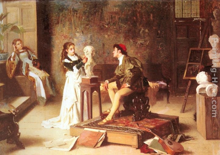 Alexander Rossi The Young Sculptress